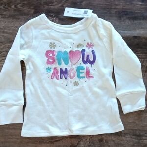 Snow Angel Kids Shirt - White